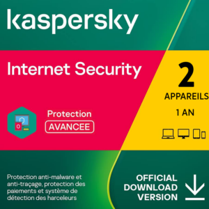 Kaspersky Internet Security 2023 | 2 postes | 1 An